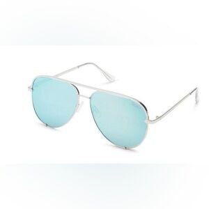 Quay Australia sunglasses - Silver/Blue Mirror